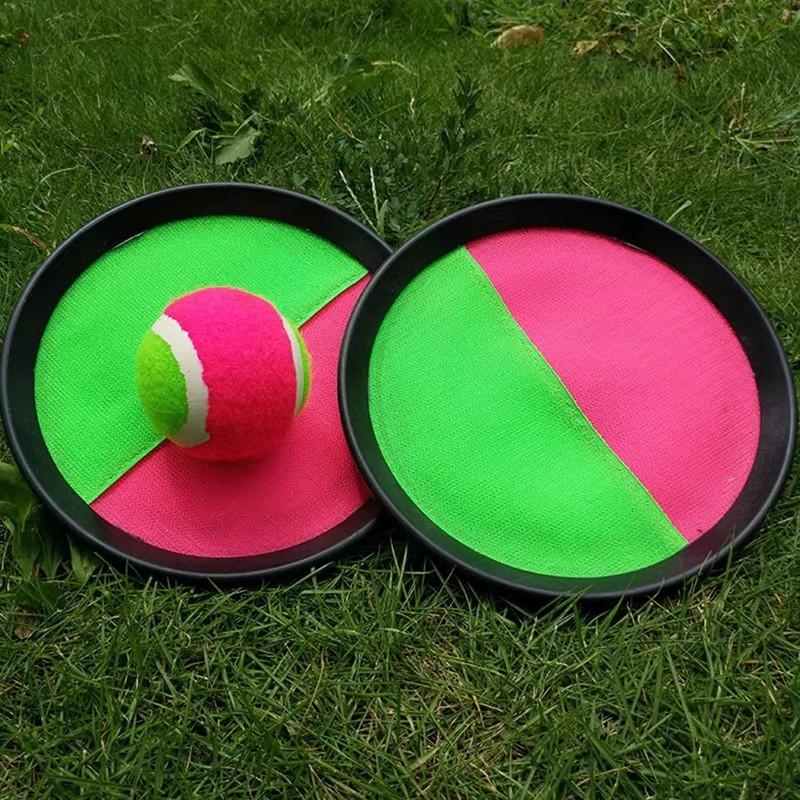Игрушка Липкий мяч 2 ракетки 1 мяч Детский уличный реквизит для упражнений Спорт Интерактивные игрушки для родителей и детей Бросание и ловля мячей TMZ