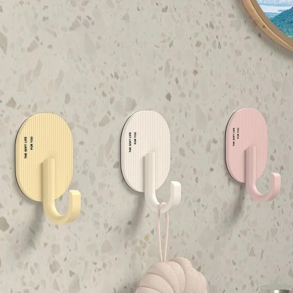 Wall-mounted Wall Hooks Strong Adhesive Coat Hanger Hook Kitchen Hanger  Home Storage Accessories