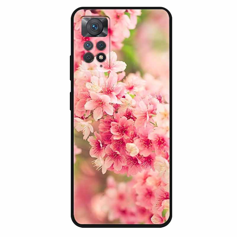 Чехол For Xiaomi Redmi Note 11 Pro 5G Чехол Крутой Космос Мягкий Силикон ТПУ Чехлы Для Xiaomi Redmi Note 11Pro 5G Волк Защитный Корпус