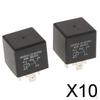 10x 2Pieces DC 24V Automotive Relay 40A 5-Pin for Car Truck Motorhome