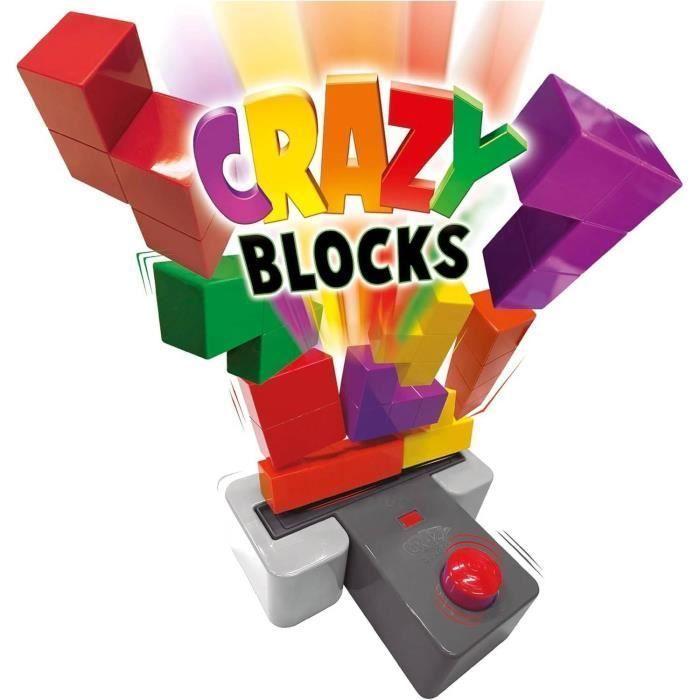 Jeu d'adresse - EDUCA - CRAZY BLOCKS - 15 blocs colorés - a partir de 4 ans - 2 joueurs ou plus
