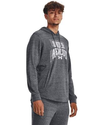 UA Rival Terry Графический HD Питч Серый Полностью Меланжевый Белый SM [Under Armour]