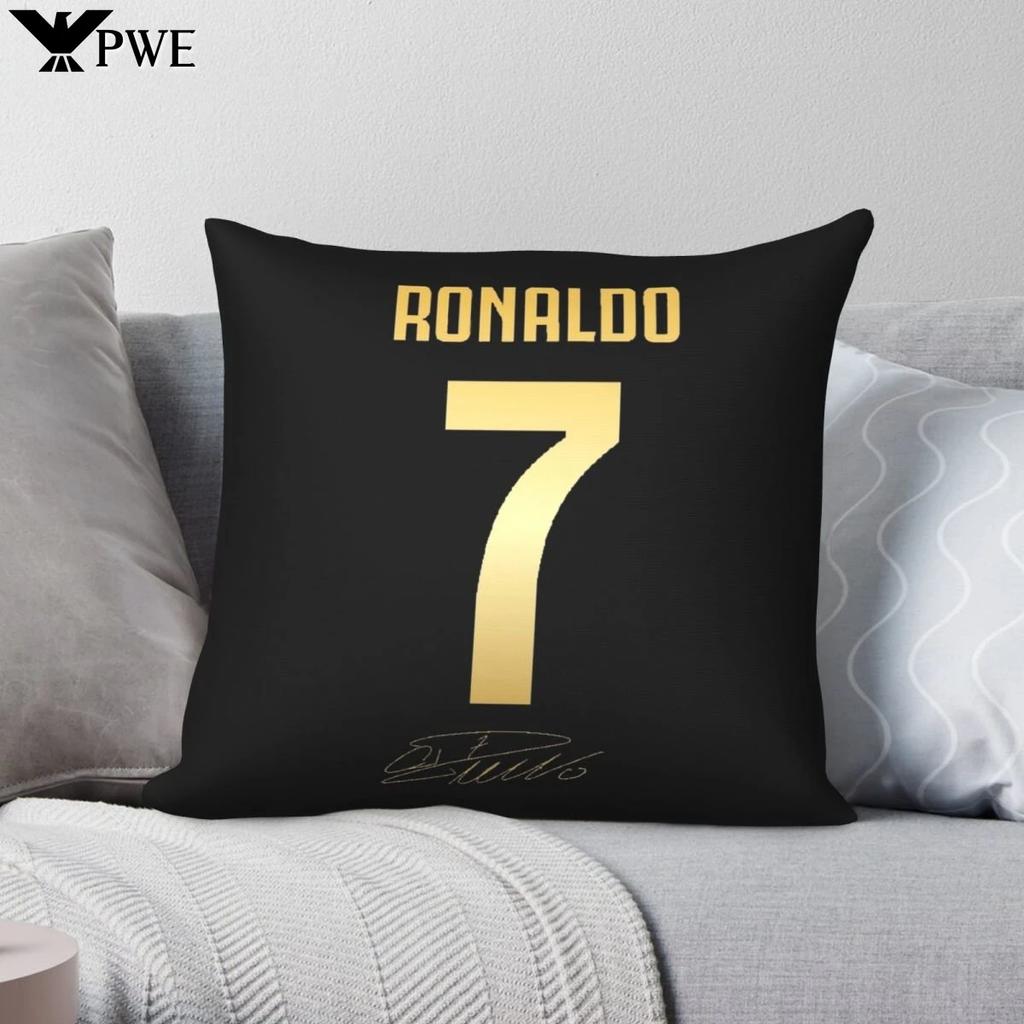 Cr7 Cristiano Ronaldo Наволочка Полиэстер Лен Бархат Печатная Молния Декор Наволочка Подушка для Дивана Подушка для Сиденья