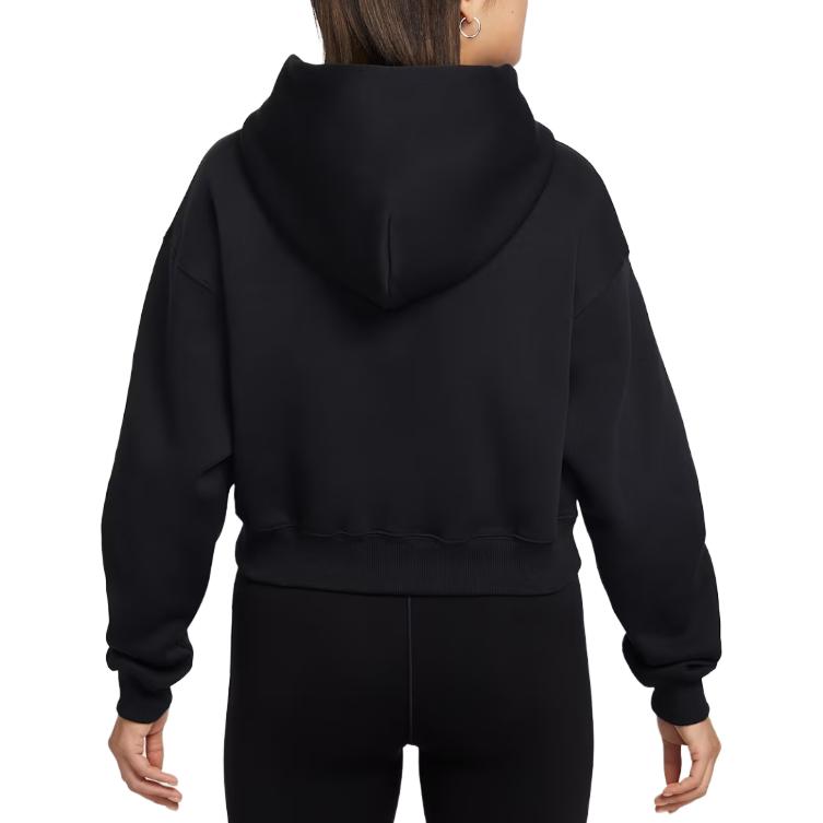 Nike Толстовки Женские Черные С Капюшоном Умеренные Обычные IF0259-010