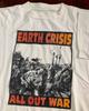 EARTH CRISIS Всеобщая война Полосатая Короткая Футболка Хлопковая Рубашка Все Размеры SB227 Унисекс Футболка