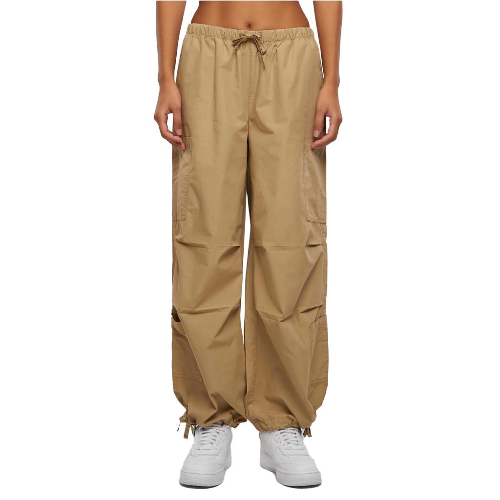Urban Classics Womens/Ladies Cotton Parachute Cargo Trousers