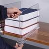 2 шт. Прозрачный акриловый разделитель для шкафа Сортировка и разделение одежды Разделитель для шкафа Разделитель для одежды Книжный шкаф Полка для хранения
