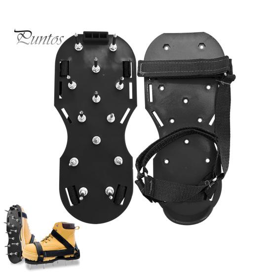 Обувь для аэрации газона, аэрационные сандалии с шипами и ремешками-липучками, прочная обувь для аэрации двора, патио, сада