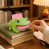 Gift for Colleagues Cute Frog Adhesive Note Dispenser Creative Cartoon Animal Stationery Organizer 3D Student Study Desk Accessories Print