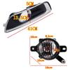 12V H11 Fog Light and Grill for Chevy Malibu Car Front Lower Bumper Grill Frame Driving Lamp Drl