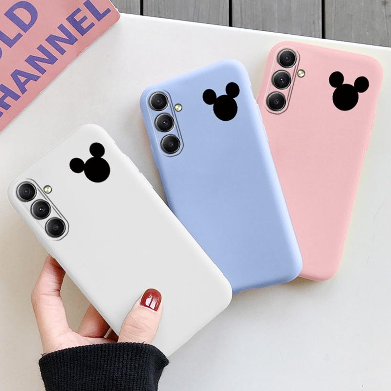 Couple Patterned Soft Silicone Case For Xiaomi Redmi Note 13 Pro 13C Samsung A55 M35 S24 iPhone Huawei Honor Realme Camera Protective Shockproof Cover