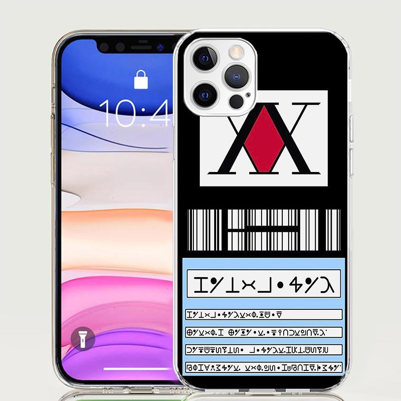 Чехол для телефона с аниме Hunter X HXH для iPhone 17 Air 16 15 Plus 11 14 Pro Max 13 Mini 12 7 8 + SE Узор Арт Индивидуальная Крышка 17 Air