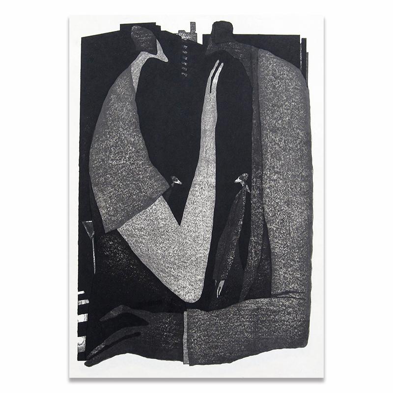 Современное искусство, черно-белые абстрактные персонажи, постер, холст, живопись, принт, настенные панно для гостиной, домашний декор, Куадрос