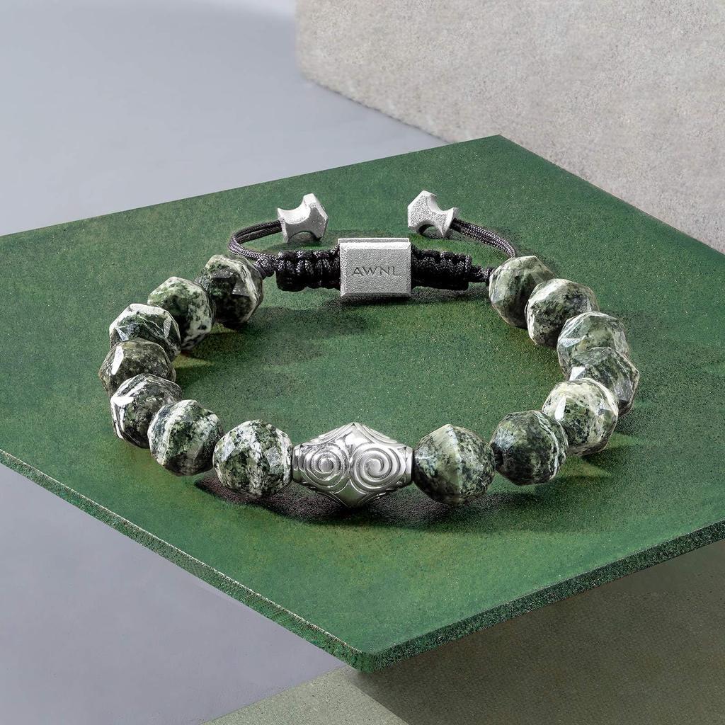 [AWNL] Men's Shumishan Longan Beaded Bracelet, 10mm Beads, Father's Day Gift, 17-18cm