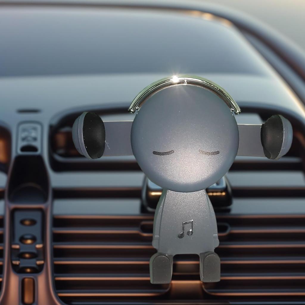 Крепление для телефона - Универсальное, милый мультяшный дизайн - Многофункциональное крепление на вентиляционное отверстие для навигации – Зажим-хвост с крючком