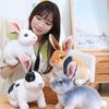 Vivid Plushies Sofa Decoration Cozy Touch Easter Rabbit Doll Soft Throw Pillow Stuffed Animal Toy