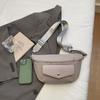 Черная Поясная Сумка Модная Сумка-Кошелек из Искусственной Кожи Fanny Pack Женский Кошелек Повседневная Большая Сумка на Пояс для Телефона с Множеством Карманов на Молнии Дорожная Сумка через Плечо