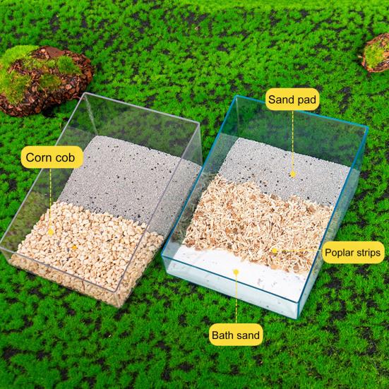 Ванна для хомяка. Большое пространство. Высокопрочная. Правильная высота. Гладкие края. Комфортная среда. Превосходная среда обитания.