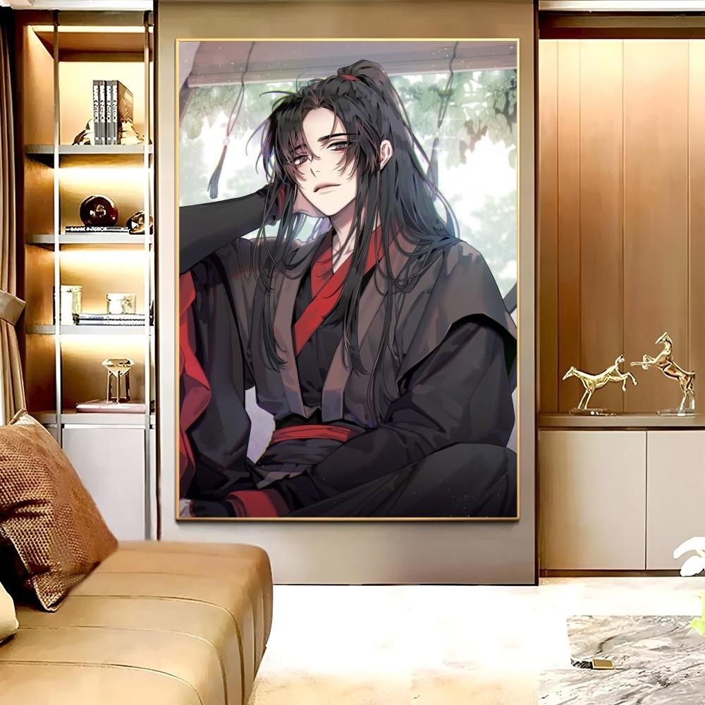 1 шт. Аниме G-Grandmaster Mo D-Dao Z-Zu S-Shi M-MDZS самоклеящийся художественный постер водонепроницаемая бумажная наклейка домашний бар настенный декор