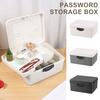 Digital Password Lock Safe Box Plastic Portable Organizer Case Household Cash Jewelry Privacy Security Storage Box with Tray