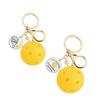 Pickleball Bag Tag Keyring Pickball Pendant For Party Hoilday Handbag Birthday Gift Car Keychain Accessories For Sports Lovers