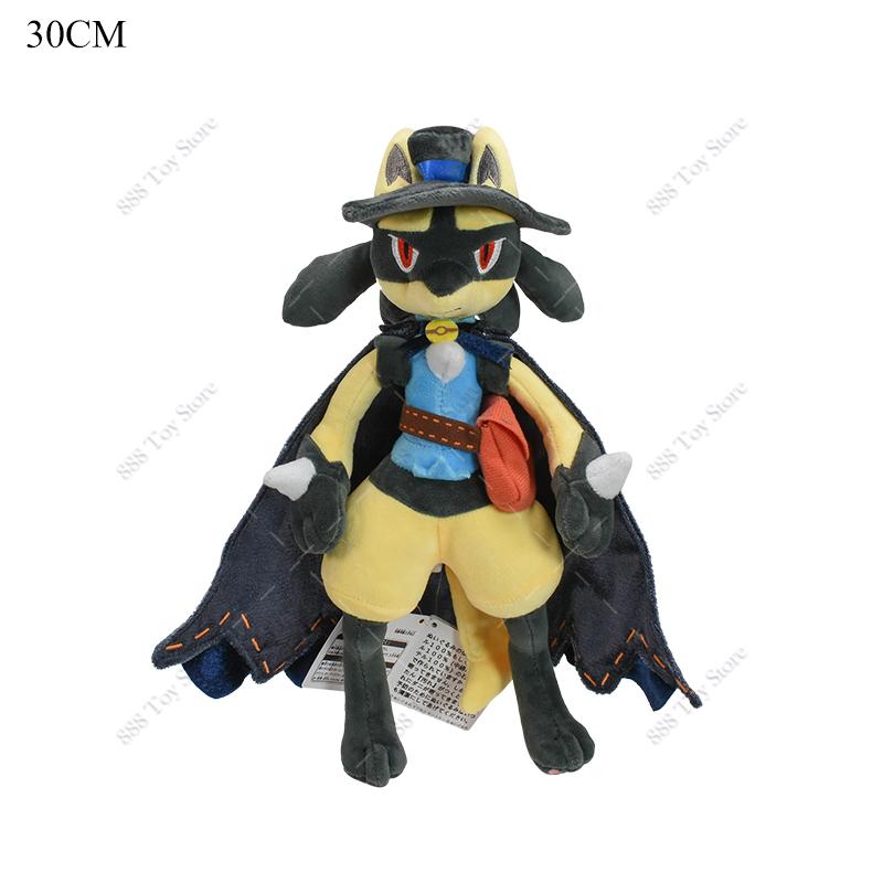 Plush Shiny Gyarados Charizard Mega Rayquaza Hisuian Zorua Ho-Oh Lucario Butterfree Anime Stuffed Peluche Kids Xmas Gift