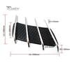 Car Life Qualitative  2Pcs OB-59 Air Intake Flow Vent Fender Sticker Hood Side Door Ation