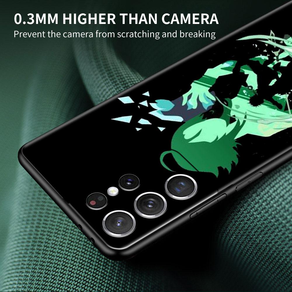 Аниме Genshin Impact Мягкий чехол для Samsung Galaxy S22 S20 FE S21 S10 S9 Plus S8 Note 20 Ultra 10 Lite Чехол для телефона