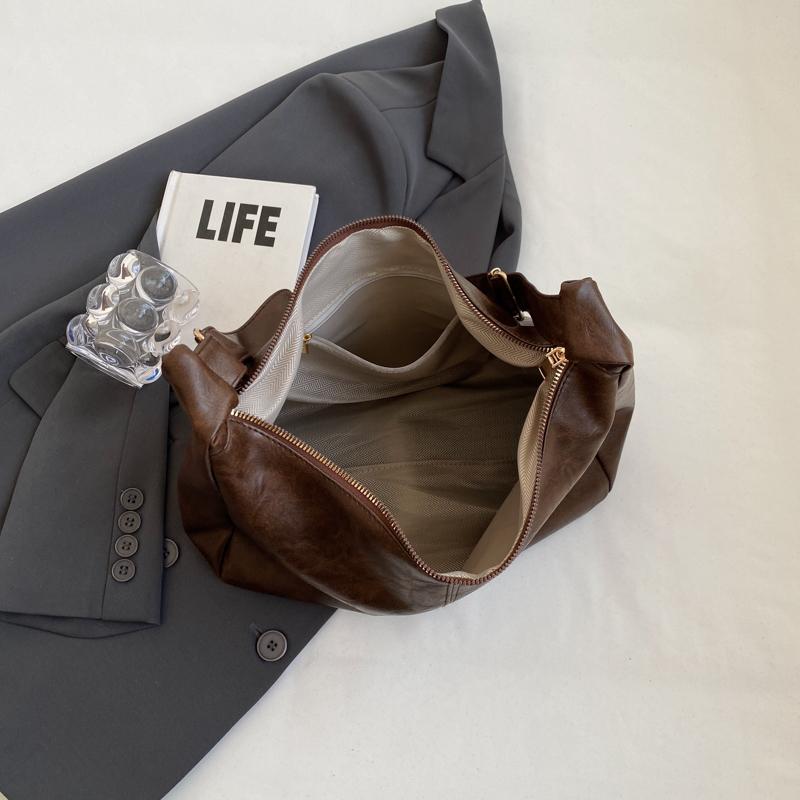 Сумка большой вместимости Женская кожаная сумка через плечо Женская сумка для пельменей