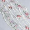 5 ярдов кружевная тесьма с вышивкой цветов, прозрачная сетчатая основа, аксессуары для одежды DIY, лента для бантов и головных уборов, новый китайский стиль