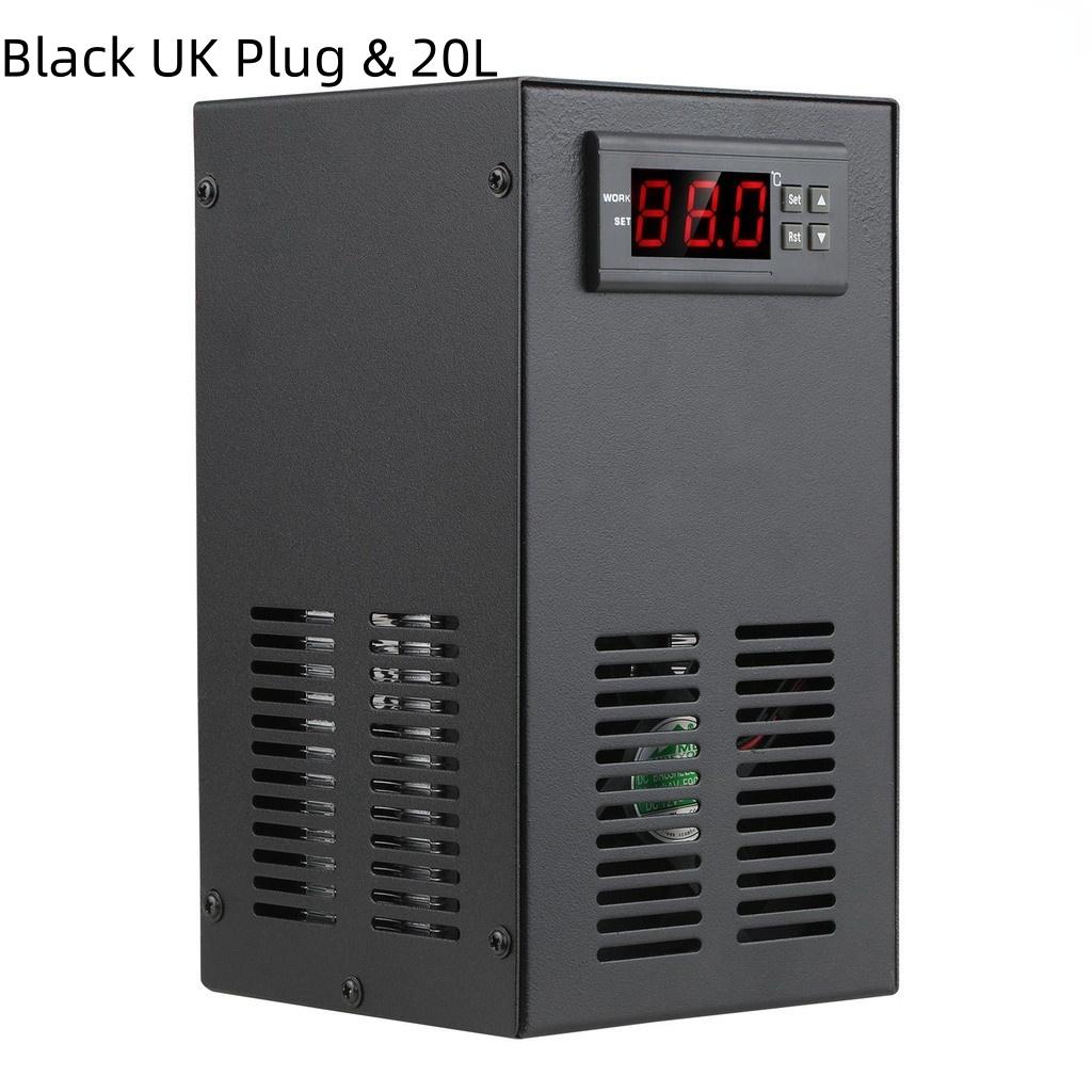 20L Display Quiet Fish Tank Cooling System for Fish Water Grass Coral Shrimp Farming Aquarium Chiller LCD Aquarium Cooler