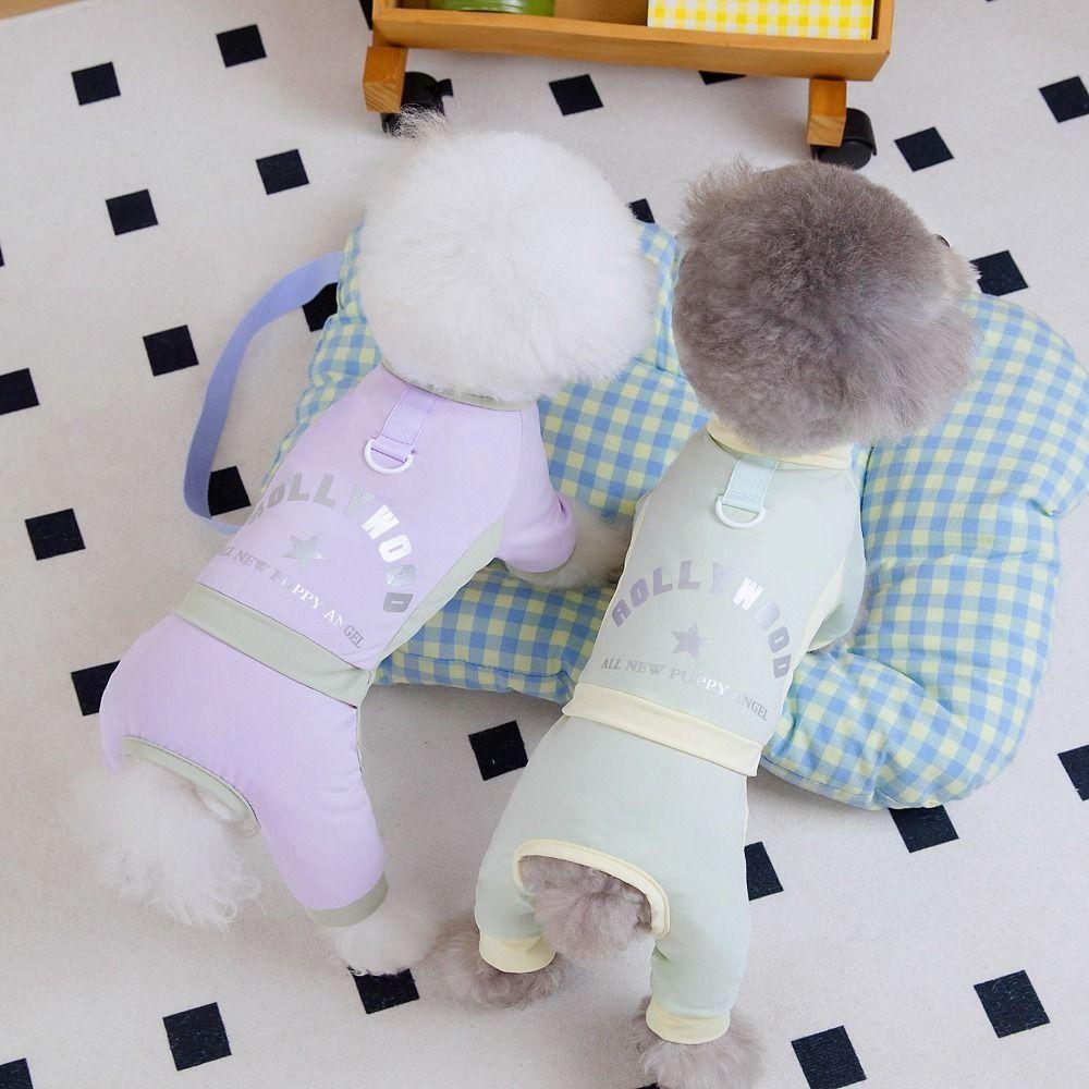 Тонкий охлаждающий комбинезон для собак Ледяной шелк Футболка для кошек Одежда для питомцев Одежда от солнца для питомцев Чихуахуа