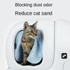PETKIT Cat Litter Box Door Curtain Magnetic Suction Toilet Dust Proof Prevent Splashing Isolate Odors Easy To Clean Cat Supplies