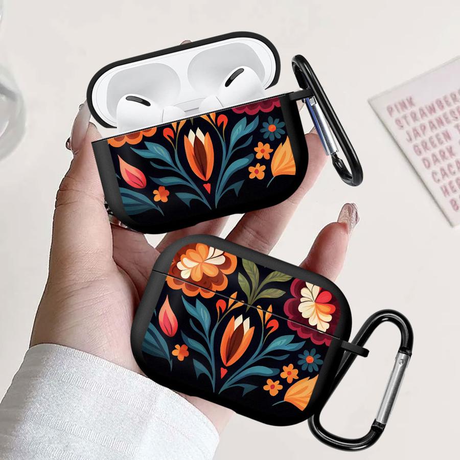 Чехол с цветочным узором для Airpods 3 1 Pro3 Pro2 2 Pro 4 Чехлы для наушников Обложка