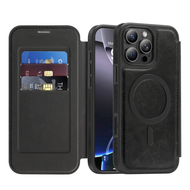 Magnetic Flip Leather Case IPhone Series Card Slot Shockproof Business Style