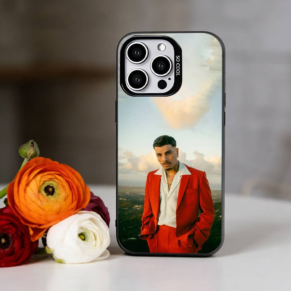 Singer R-Rauw Alejandro Phone Case For iPhone 17,16,15,14,13,12,11 Plus,Pro Max,XS,Colorful Silver Black Cover