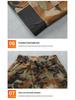 Мужской камуфляжный рабочий комплект: Много карманов, Износостойкий, Защита от ожогов, Эластичный для электросварщиков, Весенне-осенний стиль