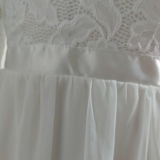 Women's Lace V-Neck Evening Dress Long A-Line Chiffon Bridesmaid Dress Mother of The Bride Wedding Guest Maxi Dress for Party Prom