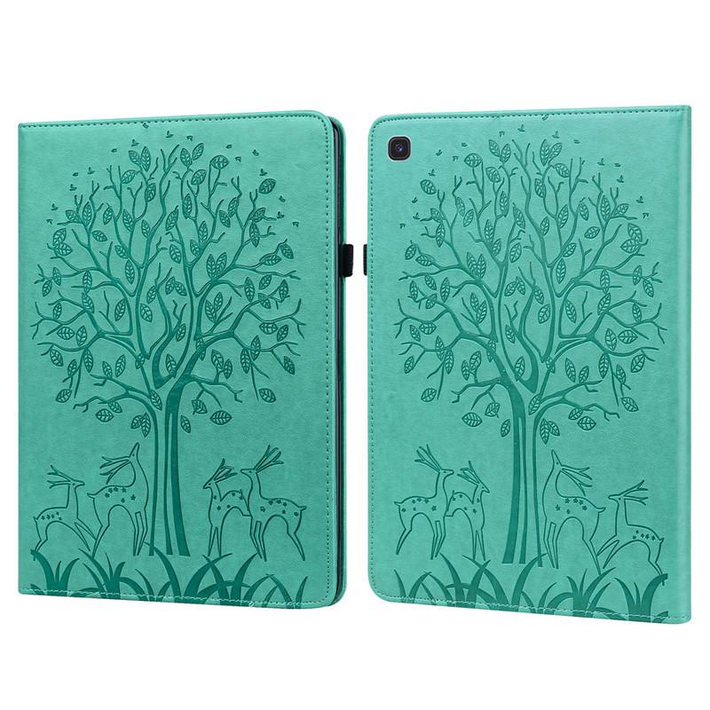 Tablet Case For Samsung Tab S5E Case Cover T720 10 5 Cute Flower Tree Embossed Soft TPU Silicone Back Cover For Funda Galaxy Tab S5e Case