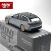 MINIGT 1:64 metallic grey BMW M3 Competition Touring Brooklyn alloy car Model 864