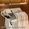 Dual-Position Non-Slip Plastic Hanger: Wet & Dry Use Clothes Rack for Adults