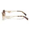 Prada Logo Metal Square Sunglasses Women sunglasses Gold PR-A51SZVN50C