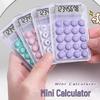 Компактный Милый Калькулятор: Прозрачный мини-портативный счетчик для детей и офисного использования