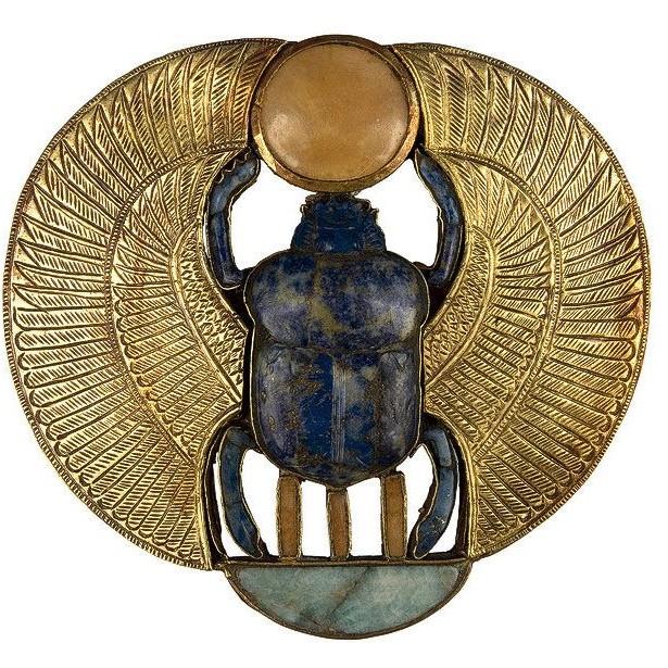 Ancient Egyptian Symbol Scarab Beetle Insect Pharaoh Protection Rebirth Amulet Pendant Necklace Women Stainless Steel Chains Jewelry Gifts