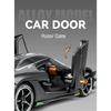 1/24 Sports Car Model Koenigsegg Alloy Diecast High Simulation Scale Toy Pull Back Doors Can Open Boys Birthday Gifts Decoration