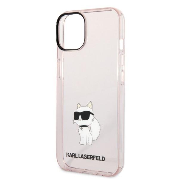 Etui iPhone 14 Plus Karl Lagerfeld Hardcase Różowe pokrowiec obudowa plecki
