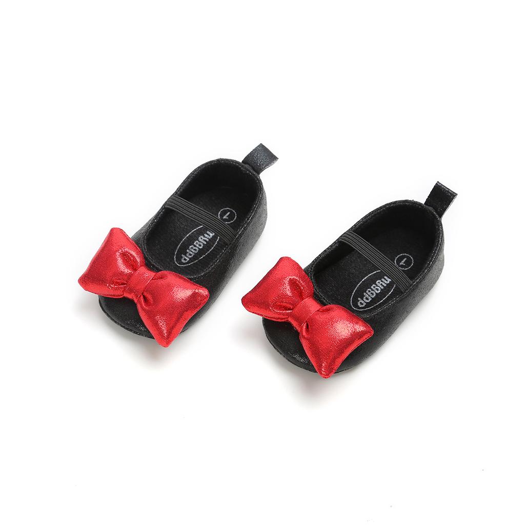 MYGGPP/От 0 до 1 года, детская обувь принцессы с большой бабочкой, обувь с мягкой подошвой, обувь из искусственной кожи, обувь для малышей с мягкой подошвой