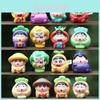 16 шт. Набор моделей-украшений в форме фруктов по дизайну Crayon Shin Chan для детей и подростков