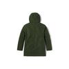 Timberland Logo Insulated Long Hooded Cotton Jacket Men Outerwear Green A4392-U31