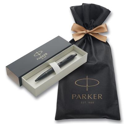 Шариковая ручка PARKER IM матово-черная BT со средним кончиком, упаковочная сумка с логотипом бренда, подарочная коробка, роскошный официальный подлинный импортный продукт 2127897ZV3